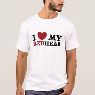 Amo la camisa de mis hombres del Redhead