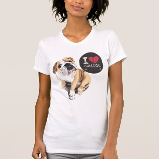Amo la camisa del bulldog