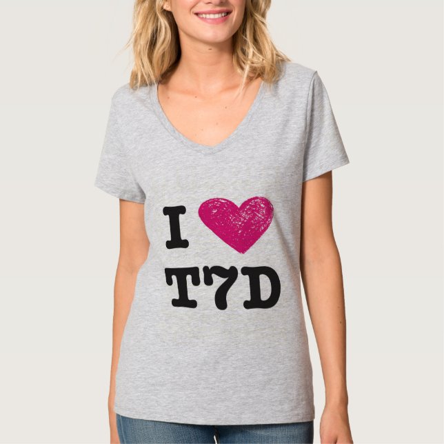 Amo la camisa del fútbol de T7D (Anverso)