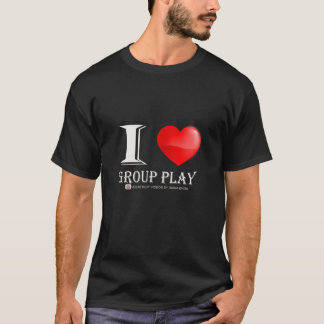 Amo la camisa del juego del grupo