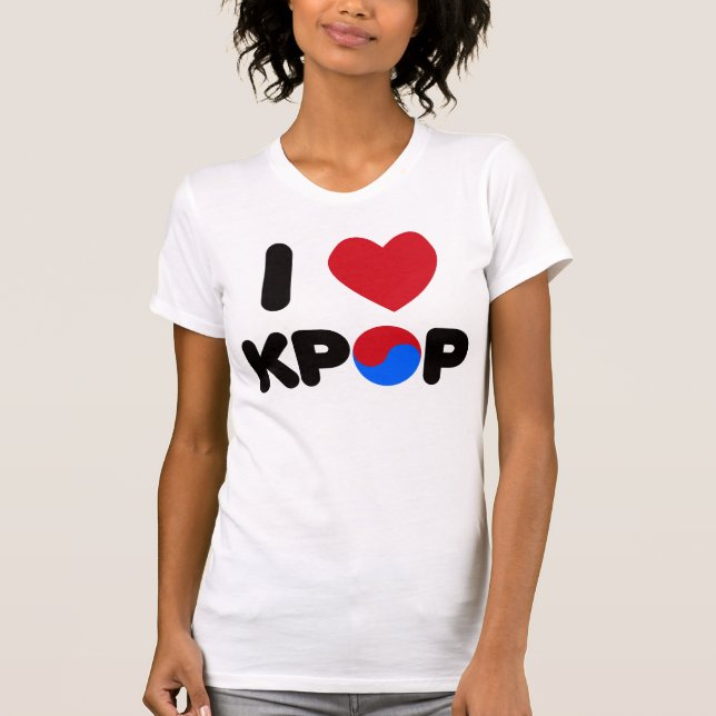 Amo la camisa del kpop (Anverso)