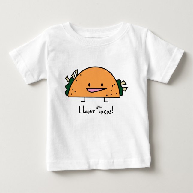 Amo la camisa del niño del Tacos (Anverso)