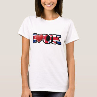 Amo la camiseta BRITÁNICA