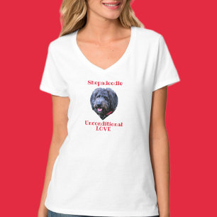 Amo la camiseta de amor incondicional de Shepadood