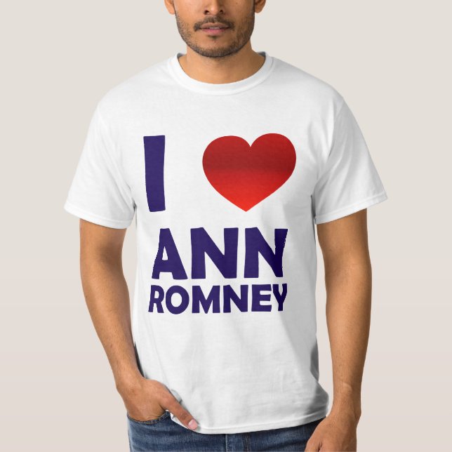 Amo la camiseta de Ana Romney (Anverso)