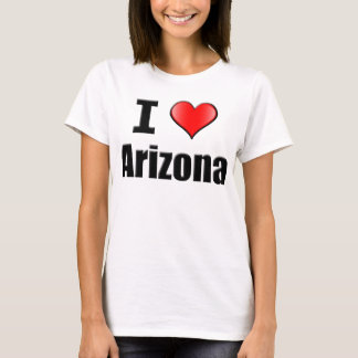 Amo la camiseta de Arizona - mujeres