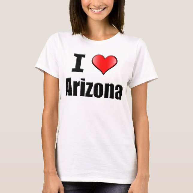 Amo la camiseta de Arizona - mujeres (Anverso)