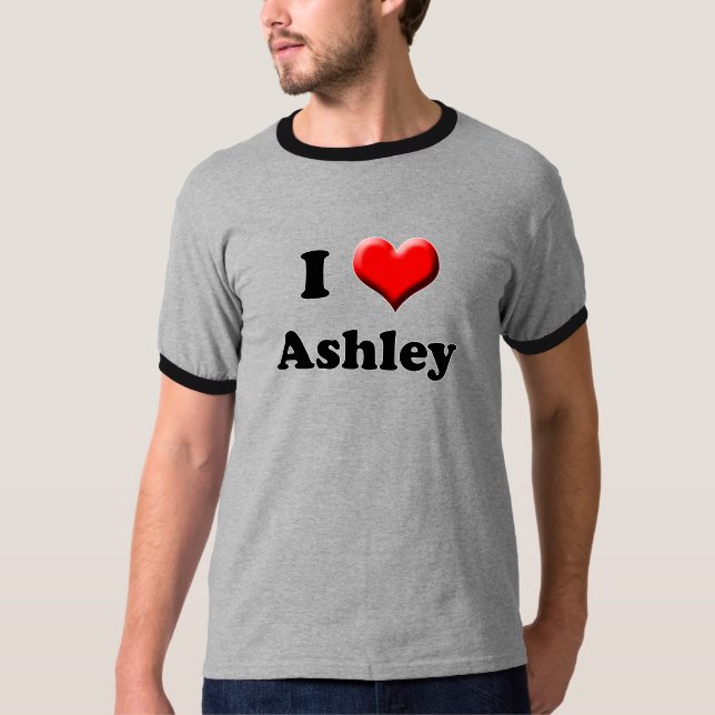 Amo la camiseta de Ashley (Anverso)