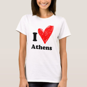 Amo la camiseta de Atenas