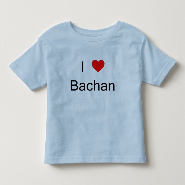 Amo la camiseta de Bachan (Anverso)
