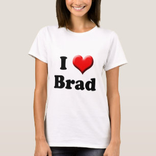 Amo la camiseta de Brad