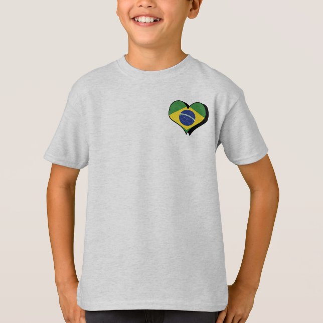 Amo la camiseta de Brasil (Anverso)