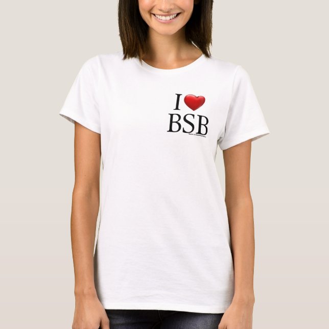Amo la camiseta de BSB (Anverso)