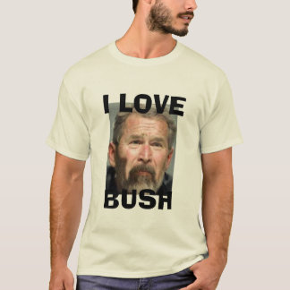 Amo la camiseta de Bush