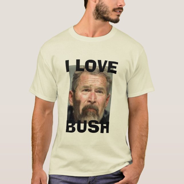 Amo la camiseta de Bush (Anverso)