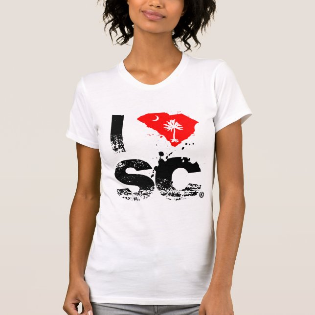 Amo la camiseta de Carolina del Sur (Anverso)