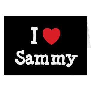 Amo la camiseta de corazón de Sammy