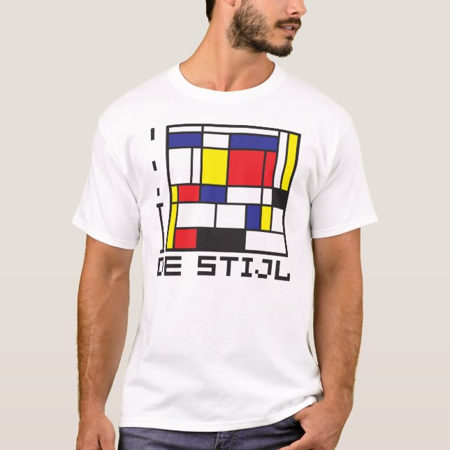 AMO la camiseta de DE STIJL (Anverso)