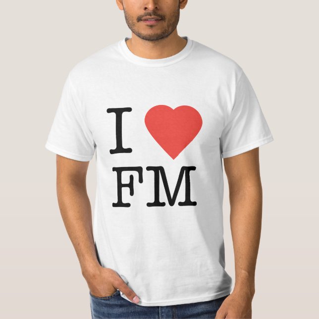 Amo la camiseta de FM (Anverso)