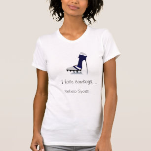 Amo la camiseta de fútbol de encargo de los
