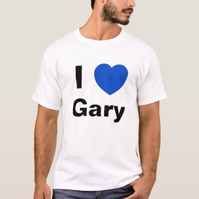 Amo la camiseta de Gary (Anverso)