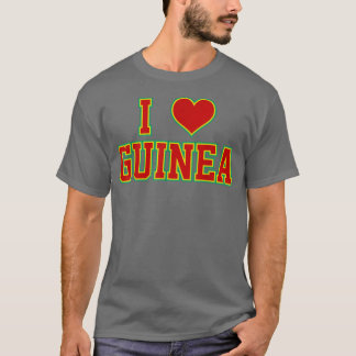 Amo la camiseta de Guinea