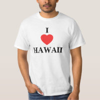Amo la camiseta de Hawaii