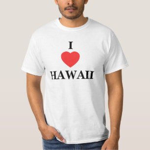 Amo la camiseta de Hawaii