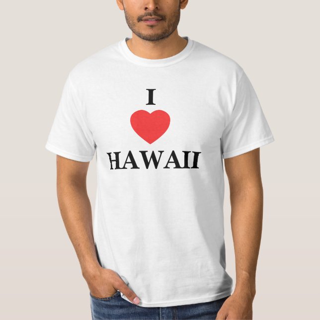 Amo la camiseta de Hawaii (Anverso)