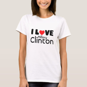 Amo la camiseta de Hillary Clinton el