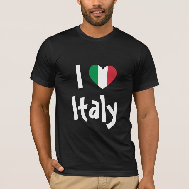 Amo la camiseta de Italia (Anverso)