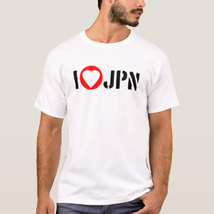 Amo la camiseta de JAPÓN