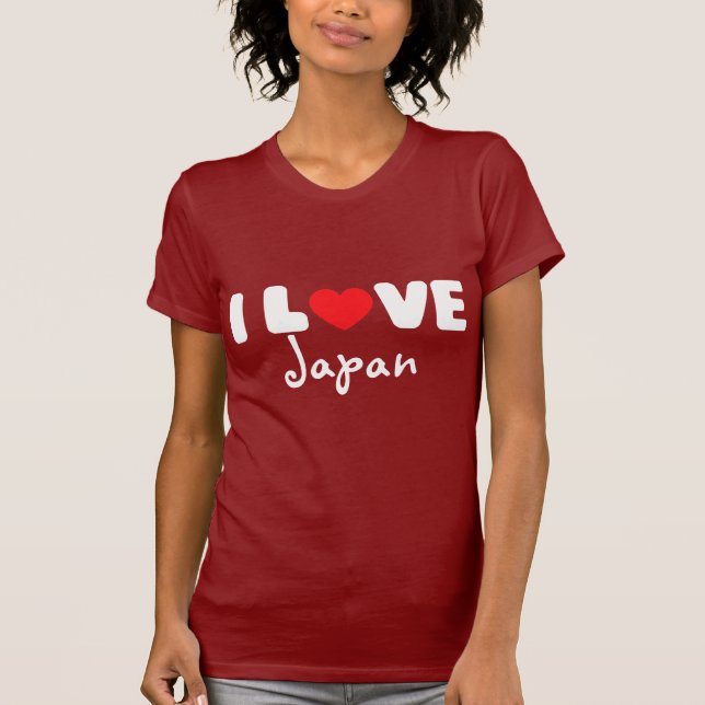 Amo la camiseta de Japón el | (Anverso)