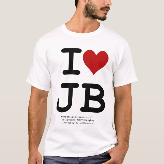Amo la camiseta de JB (Anverso)