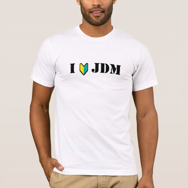 Amo la camiseta de JDM (Anverso)