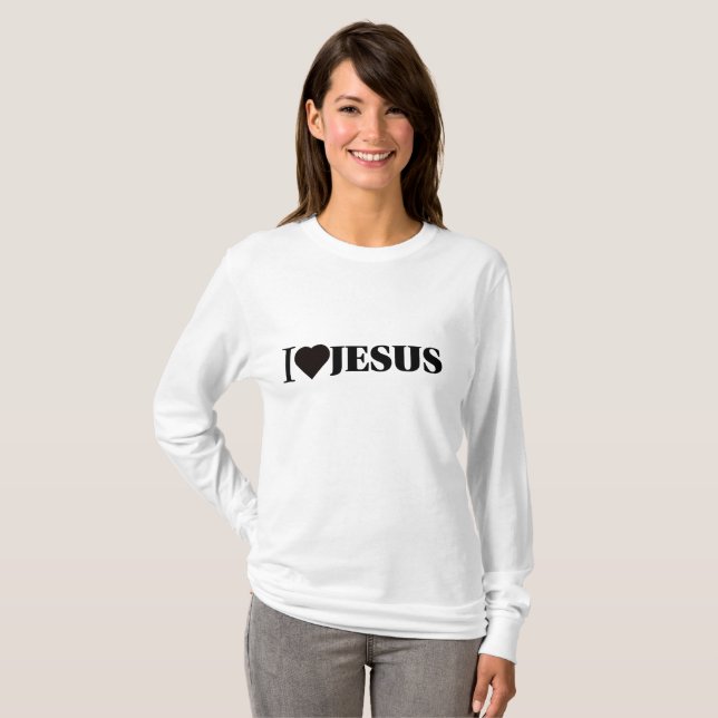 Amo la camiseta de JESUS (Anverso completo)