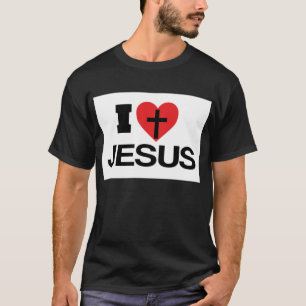 Amo la camiseta de Jesús