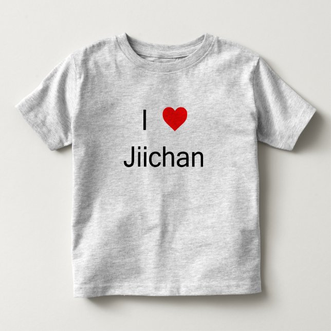 Amo la camiseta de Jiichan (Anverso)