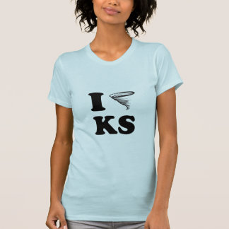 Amo la camiseta de Kansas