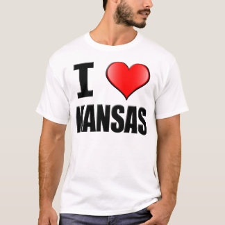 Amo la camiseta de Kansas - para hombre