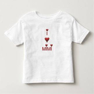 Amo la camiseta de la camiseta del niño MIMI