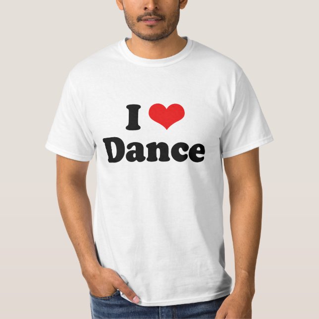 Amo la camiseta de la danza (Anverso)