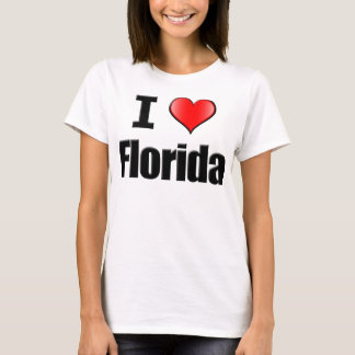 Amo la camiseta de la Florida - mujeres