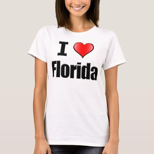Amo la camiseta de la Florida - mujeres (Anverso)