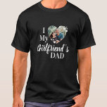 Amo la camiseta de la foto del Personalizado de mi<br><div class="desc">¡Sabes que tienes que pasar por papá para llegar a la hija! ¡Dale un regalo perfecto a tu novio este día de San Valentín con esta graciosa camisa de novia! ¡Debe tener por cada novia, novio, hija padre! Un giro divertido en Amo a mi novia, esta frase de la camisa...</div>