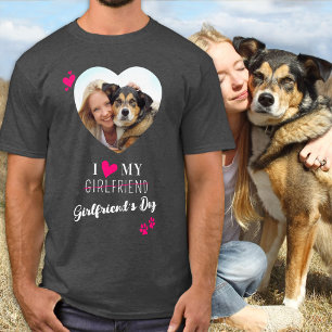 Amo la camiseta de la foto del Personalizado de pe