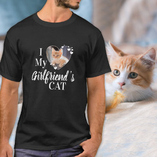 Amo la camiseta de la foto del Personalizado gato 