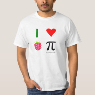Amo la camiseta de la frambuesa