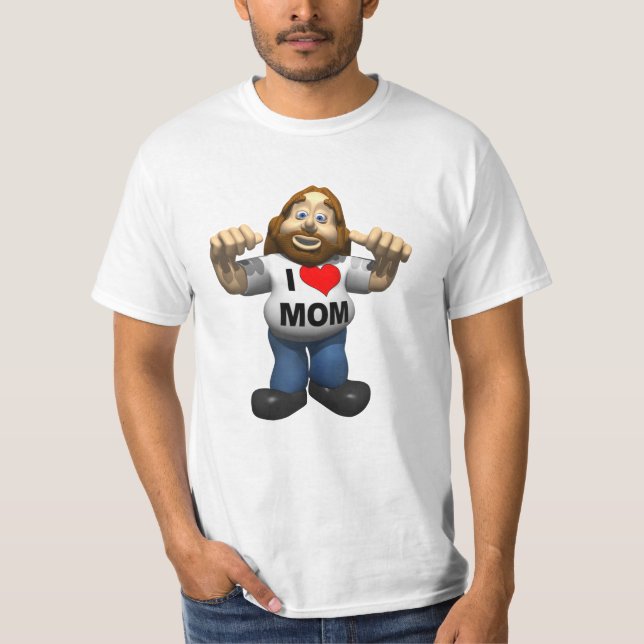 amo la camiseta de la mamá (Anverso)