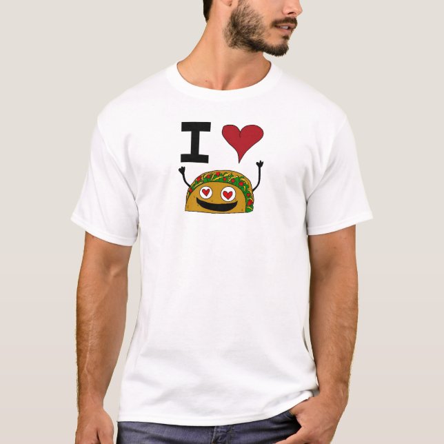 Amo la camiseta de la obra clásica del Taco (Anverso)